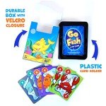 Continuum Games Go Fish Classic Card Game Fun for Children Age 3 and Up, Blue