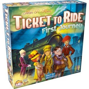 Ticket to Ride First Journey Board Game - Fun and Easy for Young Explorers! Train Strategy Game, Family Game for Kids & Adults, Ages 6+, 2-4 Players, 15-30 Min Playtime, Made by Days of Wonder