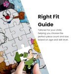 MasterPieces – Jigsaw Puzzle Set for Kids 6+ Years, 4-Pack of 100 Pieces, Educational and Fun Game, Silly Animals Collection, Gift Idea for Children, 8" x 10"