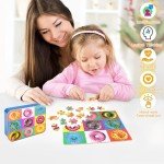LELEMON Puzzles for Kids Ages 4-6, Donut Puzzle 60 Piece Puzzles for Kids in a Metal Box, Educational Kids Puzzles Jigsaw Puzzles Childrens Puzzle Games Puzzle Toys for Girls and Boys