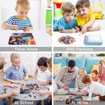 LELEMON Puzzles for Kids Ages 4-6, Space Puzzle 60 Piece Puzzles for Kids in a Metal Box, Educational Kids Puzzles Jigsaw Puzzles Childrens Puzzle Games Puzzle Toys for Girls and Boys