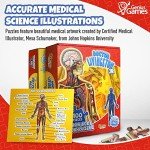 Human Anatomy Kids Floor Puzzle - Dr Livingston Jr's 100-Piece Full Body Jigsaw Puzzle - 4 FT Medically Accurate Floor Puzzles for Kids Ages 6-8, 4-8, 8-10 - Educational Toys for Children, Toddlers