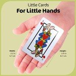 Srenta Kids Card Games Bulk – 12 Pack Classic Card Games for Kids Ages 4-9, Multi Pack Set Includes: Hearts, Go Fish, & Old Maid Playing Cards for Family Game Night, Party Favors & Classroom Prizes