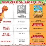 Upgraded Kids Card Games Pack, 6 Decks, Go Fish, Old Maid, Crazy Eights, Memory Match, Slap Jack, War, Playing Cards, Easter Basket Stuffers, Stocking Stuffers
