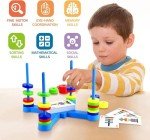 keefun Board Game for Kids Age 4 5 6 7 8, STEM Science Toy Card Game for Kids, Fun for Family Game Night, for 4 5 6 7 8 Year Children Boys & Girls