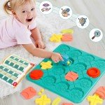 STEM Board Games for Kids Ages 4-8, Logic Puzzles for Kids Toys for 4 5 6 7 8 Year Old Boys Girls Preschool Learning Activities Educational Montessori Toys Easter Gifts for Kids 4 5 Year Old Boy Toys