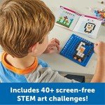 Learning Resources STEM Explorers Pixel Art Challenge, STEM Toys for Kids, Coding Basics for Kids, Easter Toys, Ages 5+,402 Pieces