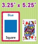 Carson Dellosa 54 Colors and Shapes Flash Cards, Toddler Learning Flashcards for Kids Ages 4 and Up, Educational Games for Preschool and Kindergarten Reading Readiness