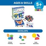 Learning Resources STEM Explorers Pixel Art Challenge, STEM Toys for Kids, Coding Basics for Kids, Easter Toys, Ages 5+,402 Pieces
