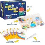 STEM Robotics Kits for Kids Age 8-12 8-10, Science Kits for Kids 5-7, STEM Toys for Boys Age 6 7 8 9 10 12 13 14 Girls Boys Birthday Gifts, Robot Building Crafts 6-8 Engineering Motor Set