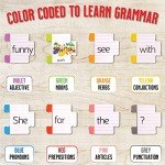 Hapinest Sentence Building for Kids, Learning Game Grammar Reading & Speech Therapy Materials Activities, Kindergarten 1st 2nd Grade Special Education Classroom Must Haves for Teachers & Homeschool