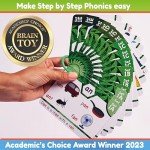 Phonics Flash Cards - Learn to Read in 20 Stages - Digraphs CVC Blends Long Vowel Sounds - Games for Kids Ages 4-8 Kindergarten First Second Grade Homeschool Educational Study Activity