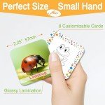 72 (36 Pairs) Spanish English Bilingual Animal Memory Matching Game with Reusable Custiomizable Cards,Instruction Language Learning Games for Kids -Early Education ESL and Language Immersion for Kids.