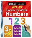 Brain Games Wipe-Off - Learn to Write: Numbers (Kids Ages 3 to 6)