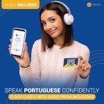 Portuguese Vocabulary Flash Cards - 75 Beginner Vocab with Pictures - Brazilian Dialect - Memory & Sight Words - Educational Language Learning Game Play - Kids, Grade School, Classroom Homeschool