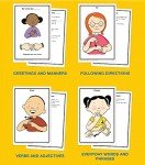 Key Education 160 American Sign Language Flash Cards for Kids, ASL Flashcards for Preschool, Kindergarten, 1st and 2nd Grade Learners With Signing Illustrations