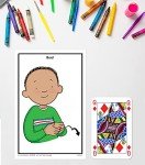 Key Education 160 American Sign Language Flash Cards for Kids, ASL Flashcards for Preschool, Kindergarten, 1st and 2nd Grade Learners With Signing Illustrations