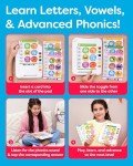 Phonics Learning Pad - Electronic Phonics Reading Game for Kids Ages 5-11 - Learn to Read in 720 Phonic and Letter Sound Questions - Vowels, Consonant Blends, Digraphs, Diphthongs