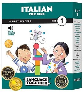 Italian for Kids: First Readers Box Set – 10 Beginning Readers with Online Audio | Build Confidence with Italian Words | Ages 3-8 by Language Together