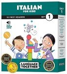 Italian for Kids: First Readers Box Set – 10 Beginning Readers with Online Audio | Build Confidence with Italian Words | Ages 3-8 by Language Together