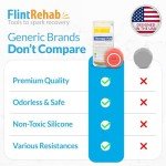 FlintRehab Durable Quality Therapy Putty (4 Pack, 3-Oz each), Theraputty for Hand Therapy, Fidgeting & Stress Relief, Therapy Putty for Kids, Hand Putty Physical Therapy, Stress Putty for Adults