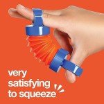 Finger Poppers Fidget Toy for Kids - Hand Exercisers Pop Tube Mini Fidget Toys - Sensory Toy for Girls and Boys - Finger Strengthener and Occupational Therapy Toy Stocking Stuffers - Pack of 2