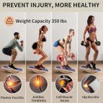 Non-Slip Wood Wobble Exercise Balance Board,up to 350 Ibs for Coordination Skills Obstacle Courses Sensory Toys for Kids and Adult,Professional Rocker Balance Board for Physical Therapy,Indoor or