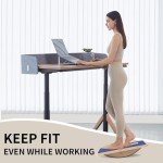 Non-Slip Wood Wobble Exercise Balance Board,up to 350 Ibs for Coordination Skills Obstacle Courses Sensory Toys for Kids and Adult,Professional Rocker Balance Board for Physical Therapy,Indoor or