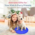 kisnbld Wobble Cushion, Extra Thick Wiggle Seat for Sensory Kids, Non-slip Balance Disc with Inflation Pump for Adults Core Strength, Posture Improvement & Physical Therapy (13.5in/34cm)