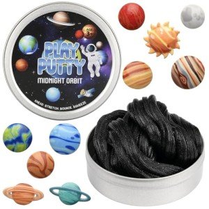 Play Putty Therapy Putty for Kids with Charms Midnight Orbit Space Themed Theraputty Medium Resistance, More Than just Putty, Learn, Play, Interact, Strenthen and More