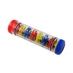 Rainmaker 8 inch Mini Rainstick for Babies Rattle Tube Rain Stick Shaker Music Sensory Auditory Instrument Toy for Baby Child Girl (8 inch)