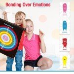 Vibes: Anger Management Toys | Therapy Games for Teens | 2-in-1 Feelings Dart Board for Kids and Families, Therapists, Teachers | Ideal for Play Therapy toys, Emotional Intelligence, and Social Skills