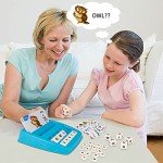 Educational Toys for Kids Ages 3-8,Learning Games for Kids 3-8, Matching Letter Spelling Math Game, Prescool Birthday Party Easter Basket Stuffer Gifts for 3-8 Year Olds Boys Girls Light Blue