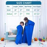 OUTREE Sensory Body Sock for Kids, Full Body Sock Provides Deep Pressure Input, Relaxing Sensory Toys for Autistic Children with A Carrying Bag (Medium 47''×27'' Blue)