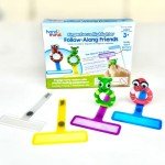 hand2mind FingerFocus Highlighter Follow-Along Friends, Guided Reading Strips, Reading Tracker, Color Overlays for Dyslexia, ADHD Tools for Kids, Reading Classroom Supplies, Reading Accessories