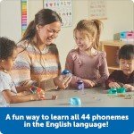 Learning Resources Say-a-Sound Sorting Sharks - Montessori Toys, Kindergarten Learning Activities, Phonemic Awareness Flash Cards, Dyslexia Tools for Kids, Speech Therapy Materials, Learn to Read