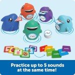 Learning Resources Say-a-Sound Sorting Sharks - Montessori Toys, Kindergarten Learning Activities, Phonemic Awareness Flash Cards, Dyslexia Tools for Kids, Speech Therapy Materials, Learn to Read