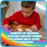 THE FIDGET GAME Sight Words - Reading Flashcards and Pop Fidget Toys for Kids Pre-K to Third Grade - Learning Activities and Games for High-Frequency Dolch Sight Words - Includes Mats and Dice