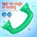 6 Reading Phones [Green 6 Pack] Auditory Feedback Whisper Phone Classroom Manipulative, Speech Therapy Toy Tool - Accelerates Reading Fluency & Pronunciation, Dyslexia Tools for Kids