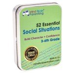 52 Essential Social Situations - Social Skills Activities for Kids (3-6th Grade) - Social Emotional Learning & Growth Mindset for Family, Classroom, Counseling - Conversation Card Games for Kids 8-12