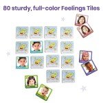 hand2mind Express Your Feelings Memory Match Game, Emotion Cards, Matching Game, Emotional Intelligence for Kids, Play Therapy Games for Kids, Social Emotional Learning Activities, Social Skills Games