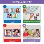 hand2mind Express Your Feelings Memory Match Game, Emotion Cards, Matching Game, Emotional Intelligence for Kids, Play Therapy Games for Kids, Social Emotional Learning Activities, Social Skills Games