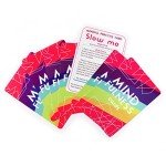 INNERICONS Mindfulness Therapy Games: Social Skills Game That Teaches for Kids, Teens and Adults Effective for Self Care, Communication Skills 40 Cards for Play Therapy