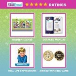 SkillEase Happy or Not Board Game - Bingo Emotions and Feelings for Social Skills, Emotional Learning Activities, Therapy and Counseling for Kids, Speech Therapy Autism