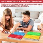 Garybank Bubble Popping Game for Autistic Kids - W/56 Emotion Cards for Social Emotional Learning, ADHD Tools for Calm Down Corner, Play Therapy Toys for Autism Child, School Counselor Gifts