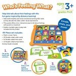 Learning Resources Who's Feeling What?,Social Emotional Learning Games, Communication Games for Kids, Emotion Toys, Feeling Toys for Kids, 49 Pieces, Age 3+