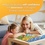 CBTime Therapy Games for Kids, Playing CBT Board Game for Coping Skills and Social Emotional Learning Activities, Emotion Game Suitable for ADHD, Learning Disability, and More