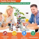 Garybank Feelings Tower for Kids Social Emotional Learning Activities, /56 Emotion Cards & Emotion Scenario Cards, Self-Esteem and Confidence Building, Play Therapy Games for Counselors