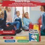 Garybank Emotion Cards - 56 Social Emotions Flashcards Game for Toddlers & Kids - with Coping Skills - Speech Therapy & ABA Therapy Materials, Social Worker, Teacher and School Counselor Gifts