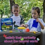 Kidz Xplore Outdoor Explorer Set - Bug Catching Kit Nature Exploration Children Outdoor Games Mini Binoculars Kids, Compass, Whistle, Magnifying Glass, Adventure, Hunting, Hiking Educational Toy